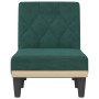Sofá diván de terciopelo verde oscuro de vidaXL, Divanes - Ref: Foro24-352862, Precio: 138,16 €, Descuento: %
