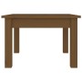Mesa de centro madera maciza de pino marrón miel 45x45x30 cm en Mesas de centro | Comprar online en Foru.es