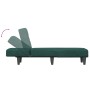 Sofá diván de terciopelo verde oscuro de vidaXL, Divanes - Ref: Foro24-352862, Precio: 138,16 €, Descuento: %