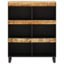 Armario auxiliar madera maciza de mango 85x33x107 cm de vidaXL, Mesitas de noche - Ref: Foro24-352901, Precio: 115,26 €, Desc...