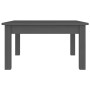 Mesa de centro de madera maciza de pino gris 55x55x30 cm en Mesas de centro | Comprar online en Foru.es