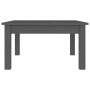 Mesa de centro de madera maciza de pino gris 55x55x30 cm en Mesas de centro | Comprar online en Foru.es