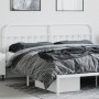Cabecero de metal blanco 193 cm de vidaXL, Cabeceros y pies de cama - Ref: Foro24-352664, Precio: 47,09 €, Descuento: %