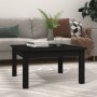 Mesa de centro de madera maciza de pino negro 55x55x30 cm en Mesas de centro | Comprar online en Foru.es