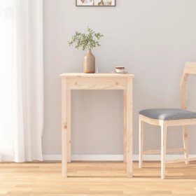Mesa de comedor madera maciza de pino 55x55x75 cm en Mesas de comedor | Comprar online en Foru.es