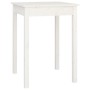 Mesa de comedor madera maciza de pino blanca 55x55x75 cm en Mesas de comedor | Comprar online en Foru.es
