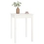 Mesa de comedor madera maciza de pino blanca 55x55x75 cm en Mesas de comedor | Comprar online en Foru.es