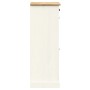 Zapatero VIGO madera maciza de pino blanco 60x35x96 cm de vidaXL, Zapateros y organizadores de calzado - Ref: Foro24-353170, ...