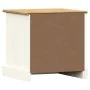 Mesita de noche VIGO madera maciza de pino blanco 42x35x42 cm de vidaXL, Mesitas de noche - Ref: Foro24-353158, Precio: 56,08...