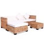 Juego de sofás de 14 piezas ratán natural de vidaXL, Sofás - Ref: Foro24-244626, Precio: 865,33 €, Descuento: %