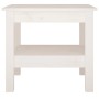 Mesa de centro blanca 45x45x40 cm madera maciza de pino en Mesas de centro | Comprar online en Foru.es