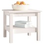 Mesa de centro blanca 45x45x40 cm madera maciza de pino en Mesas de centro | Comprar online en Foru.es