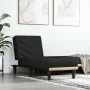 Sofá diván de tela negro de vidaXL, Divanes - Ref: Foro24-352855, Precio: 151,21 €, Descuento: %