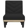 Sofá diván de tela negro de vidaXL, Divanes - Ref: Foro24-352855, Precio: 151,21 €, Descuento: %