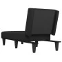 Sofa Diwan aus schwarzem Stoff von vidaXL, Tagesbetten - Ref: Foro24-352855, Preis: 151,21 €, Rabatt: %