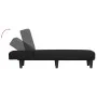 Sofá diván de tela negro de vidaXL, Divanes - Ref: Foro24-352855, Precio: 151,21 €, Descuento: %