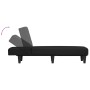 Sofá diván de tela negro de vidaXL, Divanes - Ref: Foro24-352855, Precio: 144,93 €, Descuento: %