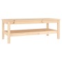 Mesa de centro de madera maciza de pino 110x50x40 cm en Mesas de centro | Comprar online en Foru.es