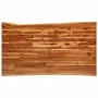 Live-Edge-Esstisch aus massivem Akazienholz, 140 x 80 x 75 cm von vidaXL, Küchen- und Esstische - Ref: Foro24-353289, Preis: ...