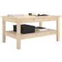 Mesa de centro de madera maciza de pino 80x50x40 cm en Mesas de centro | Comprar online en Foru.es