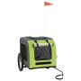 Remolque de bicicleta mascotas hierro tela Oxford verde gris de vidaXL, Cochecitos para mascotas - Ref: Foro24-93836, Precio:...