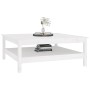 Mesa de centro blanca 100x100x40 cm madera maciza de pino en Mesas de centro | Comprar online en Foru.es