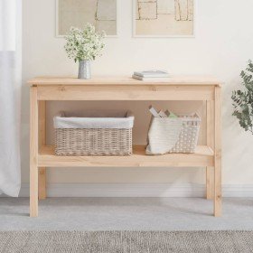 Mesa consola madera maciza de pino 110x40x75 cm en Mesas auxiliares | Comprar online en Foru.es