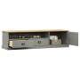 Mueble para TV VIGO madera maciza de pino gris 156x40x40 cm de vidaXL, Muebles TV - Ref: Foro24-353174, Precio: 140,83 €, Des...