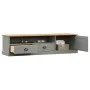 Mueble para TV VIGO madera maciza de pino gris 156x40x40 cm de vidaXL, Muebles TV - Ref: Foro24-353174, Precio: 138,96 €, Des...