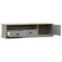 Mueble para TV VIGO madera maciza de pino gris 156x40x40 cm de vidaXL, Muebles TV - Ref: Foro24-353174, Precio: 138,96 €, Des...