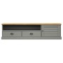 Mueble para TV VIGO madera maciza de pino gris 156x40x40 cm de vidaXL, Muebles TV - Ref: Foro24-353174, Precio: 140,83 €, Des...