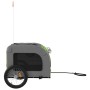 Remolque de bicicleta mascotas hierro tela Oxford verde gris de vidaXL, Cochecitos para mascotas - Ref: Foro24-93836, Precio:...