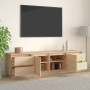Mueble de TV de madera maciza de pino 176x37x47,5 cm en Muebles TV | Comprar online en Foru.es