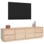 Mueble de TV de madera maciza de pino 176x37x47,5 cm en Muebles TV | Comprar online en Foru.es