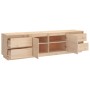 Mueble de TV de madera maciza de pino 176x37x47,5 cm en Muebles TV | Comprar online en Foru.es