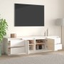 Mueble de TV madera maciza de pino blanco 176x37x47,5 cm en Muebles TV | Comprar online en Foru.es