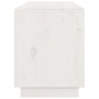 Mueble de TV madera maciza de pino blanco 176x37x47,5 cm en Muebles TV | Comprar online en Foru.es