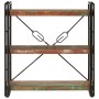 Estantería de 3 alturas hierro y madera reciclada 77x30x80cm de vidaXL, Librerías y estanterías - Ref: Foro24-351109, Precio:...