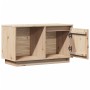 Mueble de TV de madera maciza de pino 74x35x44 cm en Muebles TV | Comprar online en Foru.es