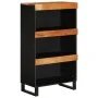 Armario auxiliar madera maciza de acacia 60x33x107 cm de vidaXL, Mesitas de noche - Ref: Foro24-352890, Precio: 70,80 €, Desc...