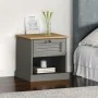 Mesita de noche VIGO madera maciza de pino gris 42x35x42 cm de vidaXL, Mesitas de noche - Ref: Foro24-353156, Precio: 41,59 €...
