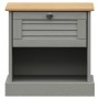 Mesita de noche VIGO madera maciza de pino gris 42x35x42 cm de vidaXL, Mesitas de noche - Ref: Foro24-353156, Precio: 41,87 €...