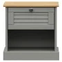 Mesita de noche VIGO madera maciza de pino gris 42x35x42 cm de vidaXL, Mesitas de noche - Ref: Foro24-353156, Precio: 41,59 €...