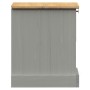 Mesita de noche VIGO madera maciza de pino gris 42x35x42 cm de vidaXL, Mesitas de noche - Ref: Foro24-353156, Precio: 41,87 €...