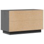 Mueble de TV de madera maciza de pino 74x35x44 cm en Muebles TV | Comprar online en Foru.es