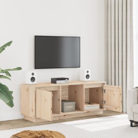 Mueble de TV de madera maciza de pino 110,5x35x44 cm en Muebles TV | Comprar online en Foru.es