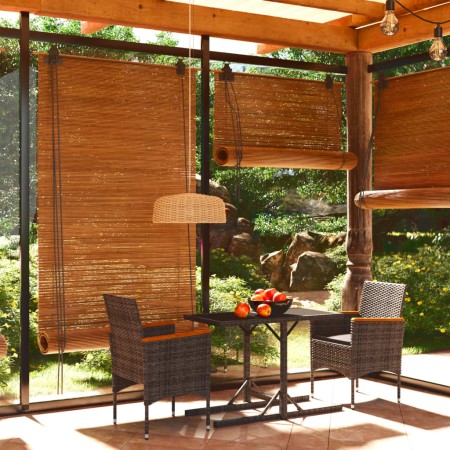 Juego de comedor para jardín 3 piezas gris en Conjuntos de jardín | Comprar online en Foru.es