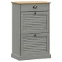 Zapatero VIGO madera maciza de pino gris 60x35x96 cm de vidaXL, Zapateros y organizadores de calzado - Ref: Foro24-353171, Pr...