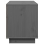 Mueble para TV de madera maciza de pino gris 110,5x35x44 cm en Muebles TV | Comprar online en Foru.es