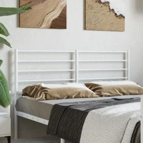 Kopfteil aus weißem Metall, 120 cm von vidaXL, Kopf- und Fußteile - Ref: Foro24-352399, Preis: 27,66 €, Rabatt: %